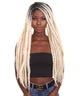 Nunique Adult Women's 28" In. American Singer Dreadlocks Wig - Long Length Beach Blonde Hair With Dark Roots