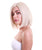 Daphne Women's Chin Length Blonde Asymetric Lace Front Bob - Adult Fashion Wigs | Nunique