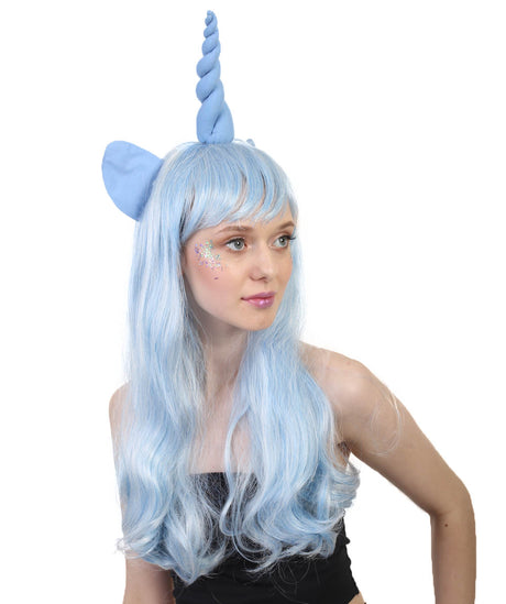 Women's Unicorn Wig With Horn and Ears