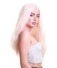 Godiva Women's Long Wavy Blonde Lace Front Wig - Adult Fashion Wigs | Nunique