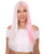 Adult Women's 20" Inch Long Length Straight 4x4 Lace Front Natural 2-Tone Pink White Icon Beauty Wig, 100% Heat Resistant Fibers, Perfect for your Everyday Wear and Styling to your Expectations! -   Wig,  | NU