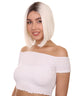Irina Women's Shoulder Length Lace Front Bob with Dark Roots - Adult Fashion Wigs | Nunique