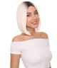 Irina Women's Shoulder Length Lace Front Bob with Dark Roots - Adult Fashion Wigs | Nunique
