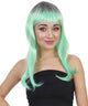 Aqua Long Straight Wig