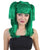 Dolly Pigtail Green Wig