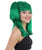 Pigtail Green Wig