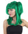 Dolly Pigtail Green Wig with Bangs