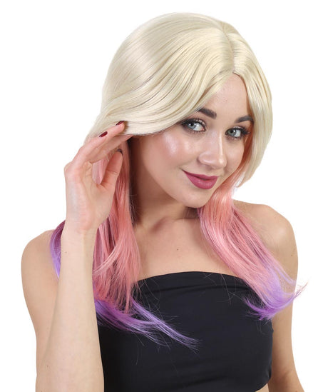 Sleek Pastel Ombre Mullet