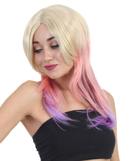 Sleek Pastel Ombre Mullet - Adult Fashion Wigs | HPO