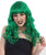 Joker Girl Green long Curly Wig
