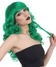 Green Long Halloween Wig