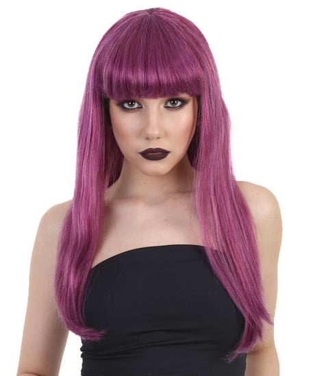 Women Long Straight Super Villain Wig