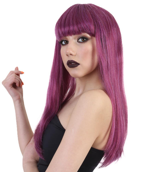 Women's Long Straight Super Villain Wig - Adult Halloween Wigs | HPO