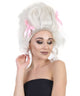 Women's Baroque Marie Antoinette Bouffant Wig with Bows - Adult Historical Wigs | HPO