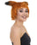 Short Red Fox Pixie Wig with Ears