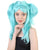 Dolly Pigtail Light Blue Wig