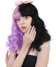 Women's Two Tone Pin Up Style Wig with Pastel Bow - Adult Fashion Wigs | HPO