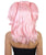 Pink Ponytails Wig Back View