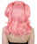 Coral Pigtail Wig Back View