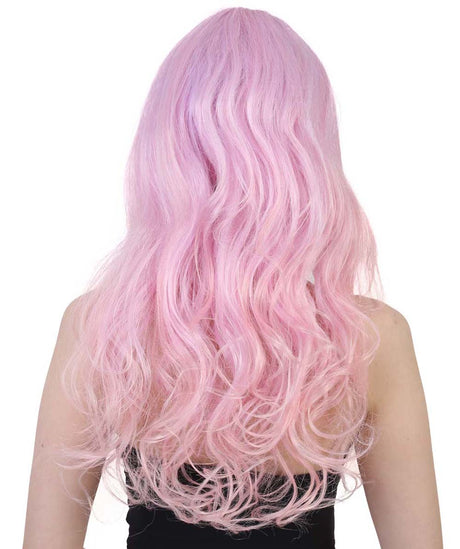 Women's Long Wavy Pastel Ombre Wig - Adult Halloween Wigs | HPO