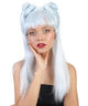 Asian Princess Wig With Twisted Buns