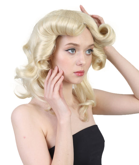 Women's Extreme 70's Feathered Glamour Mullet - Adult Halloween Wigs | HPO