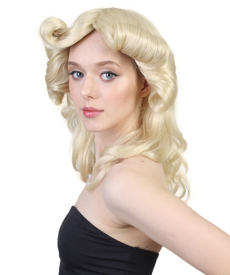 Women's Extreme 70's Feathered Glamour Mullet - Adult Halloween Wigs | HPO