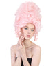 Women's Pastel Aristocratic Curly Bouffant - Adult Halloween Wigs | HPO