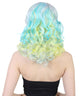 Singer Perry Wig | Silver Sky Yellow Magical Curly Wig | Premium Breathable Capless Cap