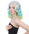 Singer Perry Wig | Silver Sky Yellow Magical Curly Wig | Premium Breathable Capless Cap