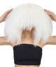 Women's Angular Afro Bob with Extra Long Bangs - Adult Halloween Wigs | HPO