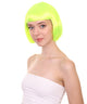 Short Bob Neon Green Wig | Party Ready Fancy Cosplay Halloween Wig | HPO