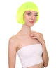 Short Bob Neon Green Wig | Party Ready Fancy Cosplay Halloween Wig | HPO