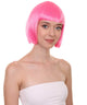 Pink Bob Wig | Party Ready Fancy Cosplay Halloween Wig | HPO