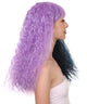 Melanie Long Wig | Wavy Purple & Black Wig | HPO