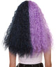 Melanie Long Wig | Wavy Purple & Black Wig | HPO