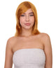 Adult Women Short Golden Brown Wig | Halloween Wig | HPO