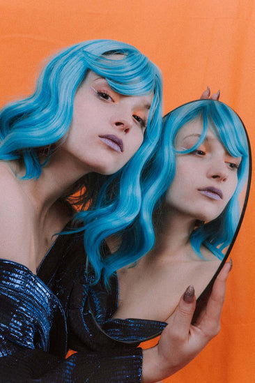 Amie - Women's Shoulder Length Wavy Wig with Face Framing Bangs - Fashion Wig | NU