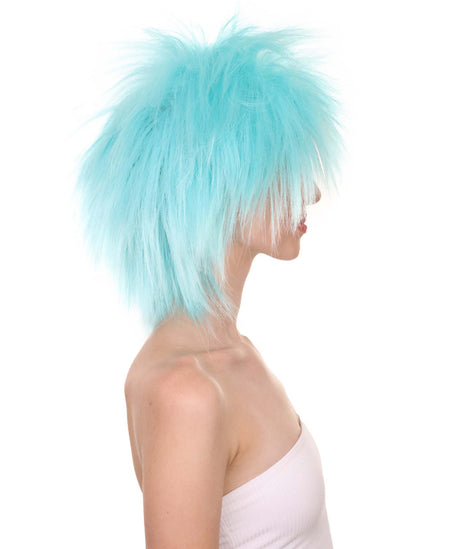 Funky Punk Light Blue Wig | Character Cosplay Halloween Wig | HPO