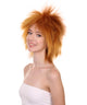 Funky Punk Orange Brown Wig | Character Cosplay Halloween Wig | HPO