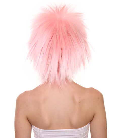 Funky Punk Light Pink Wig | Character Cosplay Halloween Wig | HPO
