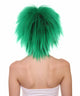 Funky Punk Dark Green Wig | Character Cosplay Halloween Wig | HPO