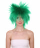 Funky Punk Dark Green Wig | Character Cosplay Halloween Wig | HPO