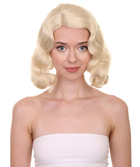 Esm Squalor A Series of Unfortunate Event's Wig | Blonde TV/Movie Halloween Wigs | HPO