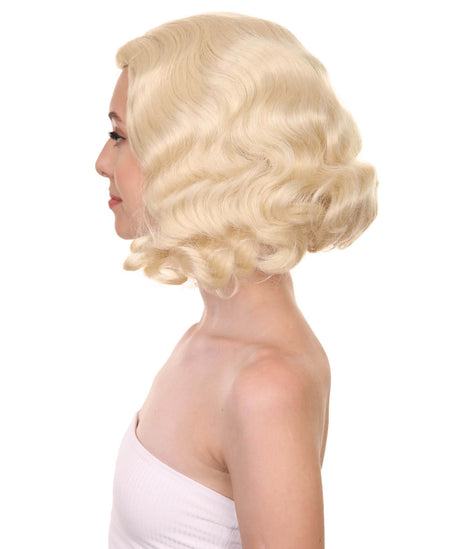 Esm Squalor A Series of Unfortunate Event's Wig | Blonde TV/Movie Halloween Wigs | HPO