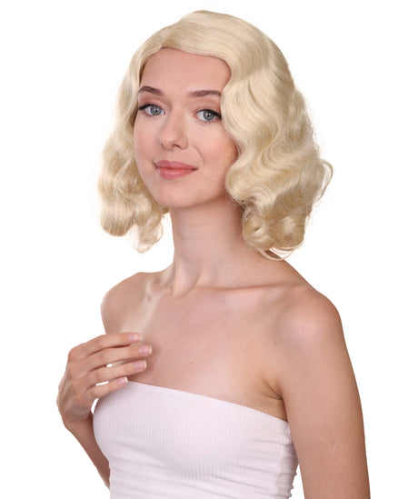 Esm Squalor A Series of Unfortunate Event's Wig | Blonde TV/Movie Halloween Wigs | HPO