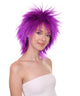 Funky Punk Neon Purple Wig | Character Cosplay Halloween Wig | HPO