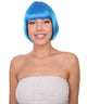 Blue Bob Wig | Short Cosplay Halloween Wig | HPO