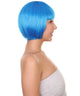 Blue Bob Wig | Short Cosplay Halloween Wig | HPO