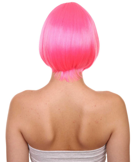 Pink Bob Wig | Party Ready Fancy Cosplay Halloween Wig | HPO